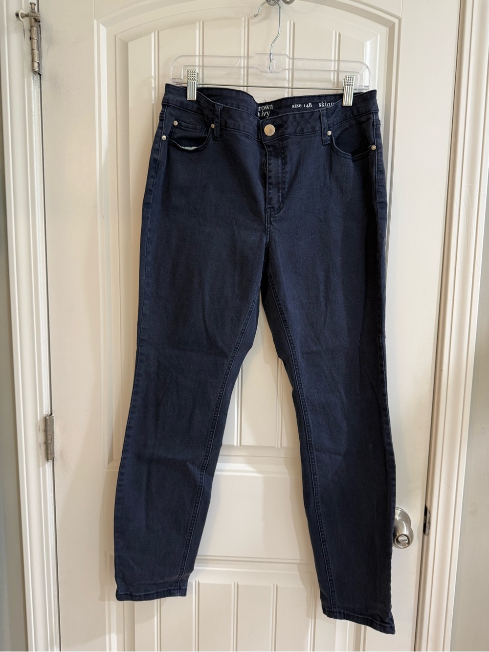 Crown & Ivy Dark Blue Women's Skinny Jeans